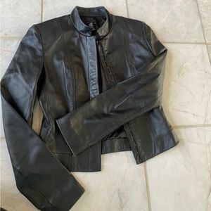 BCBG leather jacket